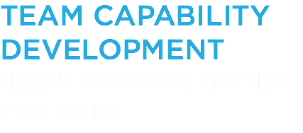 TEAM CAPABILITY DEVELOPMENT HARNESSING COLLECTIVE POTENTIAL 